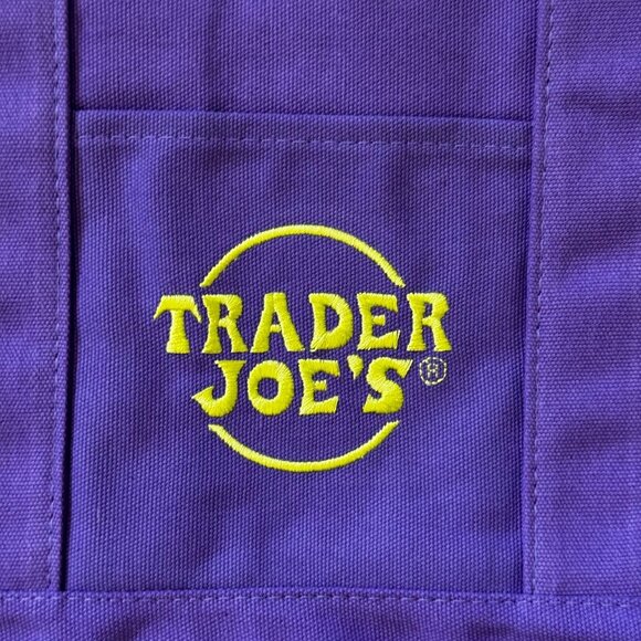 NWT!  LAST ONE!  Trader Joe's Trending Canvas MINI Bag. - Picture 3 of 4